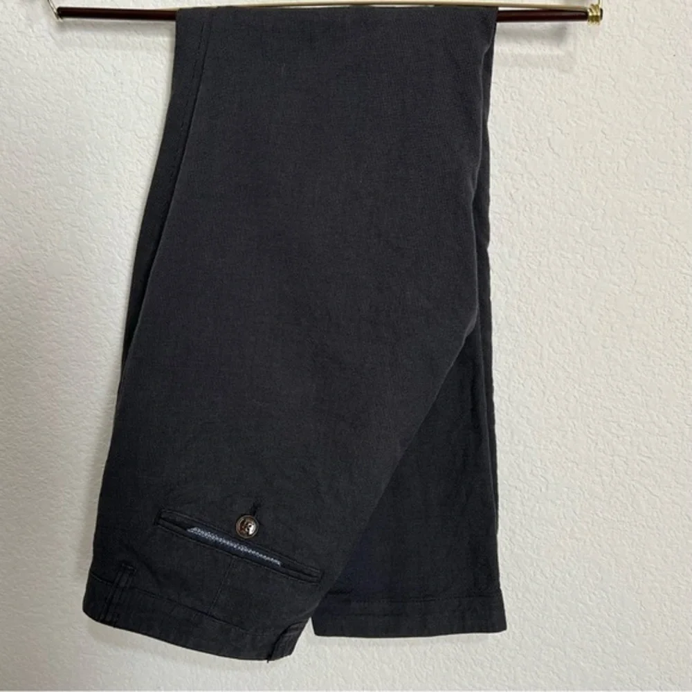 Ted Baker London Mens TEGATIN Navy Gray Speck Slim Fit Trouser Pants Cotton W 32